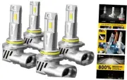 9005 and 9006 Fog Lights combo, 60000LM Ultra-Bright 6500K White, Plug-and