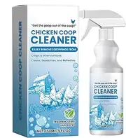 Chicken Coop Cleaner,Odor Control Spray | Chicken Coop Deodorizer Natural Odor Control Cleaner Spray for Backyard Chickens
