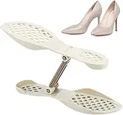 Vibhgtf Adjustable Shoe Organiser, Shoe Slot Organiser, Double Layer Shoe Rack, Foldable Closet Shoe Organiser, Space Saving Shoe Rack for High Heels, Sneakers