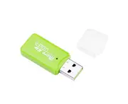 Centaurus Mini Portable USB 2.0 TF Micro SD Memory Card Reader for PC Laptop Computer-Green