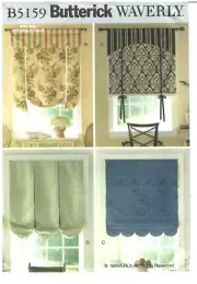 2007 Butterick Waverly B5159 Window Treatments sewing pattern uncut