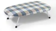 Ironing Board Folding Tabletop Ironing Board with Iron Rest Chevron Space Saver for Home Laundry Room or Dorm Use
