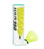 Badminton Shuttlecock Yonex Mavis 350 Nylon Badminton Shuttlecock Pack of 6 NAU