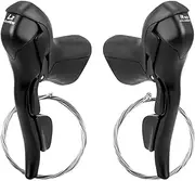 Shift Levers,2 * 7 8 9 10 11 Speed Shifter Brake - Diameter 0.93-0.95in Professional Left Right Brake Lever Shifter Set for Men Catcoq