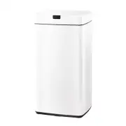 Devanti 45L Motion Sensor Bin Automatic Rubbish Trash Can Kitchen Touch Free Wht