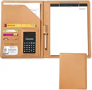 Portfolio Organiser Notepad Pen Document Pockets A4 Size Multiple Function Business Folder Padfolio