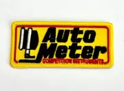Embroidered Patch - Auto Meter - Competition Instruments - NEW - Iron-on/Sew
