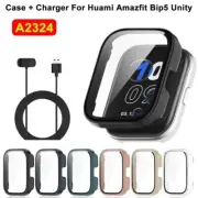 Protector Cases Cover for Amazfit Bip 5 A2324 Bip 5 Unity charging cable set