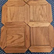 Robbins Parquet Sable Wood Flooring Vintage Stock New Jeffersonian Picket 15 Sq