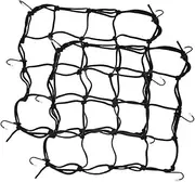 ULTECHNOVO 2pcs Motorcycle Elastic Cargo Net for Secure Luggage Versatile Mesh Netting for Bikes and Trailers Easy Installation Fit for Helmets and Gear Spacious Design Stylish Accessory