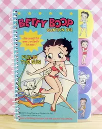 在飛比找樂天市場購物網優惠-【震撼精品百貨】Betty Boop 貝蒂 筆記本-藍泳裝 
