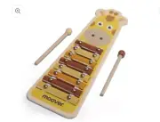 Moover Wooden Giraffe Xylophone Musical Instrument Baby Toddlers Kids New NIB