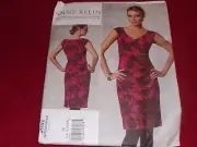 VOGUE AMERICAN DESIGNER #V1192 - ANNE KLEIN - LADIES DRESS PATTERN 16-22 FF