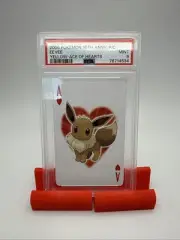 PSA 9 2006 POKEMON CENTER 10TH ANNIVERSARY YELLOW DECK EEVEE Queen Of Hearts