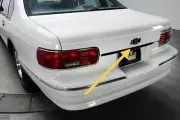 NEW 1993 1994 1996 Fits Chevy Impala SS Caprice Chrome Trunk Trim Molding Strip