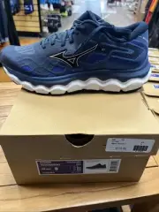 Mizuno Wave Horizon 7 Mens Shoes US Sz 8.0 D Blue And Black
