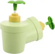 SWOOMEY 2pcs Reusable Liquid Pump Bottle Travel-Friendly Lotion Dispenser Leakproof Empty Container for Shampoo Body Wash and Hand Soap Compact Portable Design Cartoon Macaron