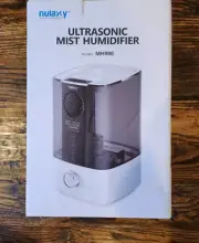 Nulaxy Top Fan Humidifier with RGB Top Fill, Cool Mist Ultrasonic Humidifier