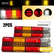 4X 122 LED Tail Lights Stop Indicator Reverse 12V Ute Trailer Caravan Truck Boat (for: Porsche)