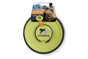 Flying Disc Fetch Dummy With Treat - Interactive Outdoor Dog Toy