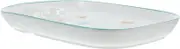 Ciieeo 1Pc Ceramic Dumpling Serving Plate Simple Style Food Plate for Home Restaurant Use Design for Dipping Sauces and Snacks