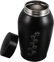 WOONEKY Animal Cremation Urn for Dogs Cats Durable Ashes Container with Design Memorial for Pet Hair Teeth Remembrance Pet Urn for Ashes