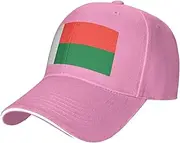 [SSIULUS] Flag of Madagascar Casquette Cap Hats,Trucker,Baseball Cap with Snapback,Perfect for Summer,Golf