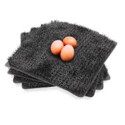 Chicken Nesting Box Pads - 4 Pack - Soft & Washable - Reusable Rubber Materia...