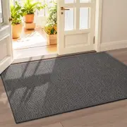 LEKEEPGO Door Mat 36"x59" Door Mat Indoor Entrance Non Slip Rubber Backing Fr...