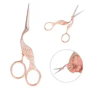 Craft Art Scissors Stainless Steel Tip Sewing Embroidery ScissorsRose Gold