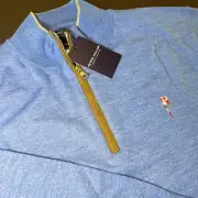 FRIAR'S HEAD GOLF CLUB - Mens 1/4 Zip Peter Millar CROWN COMFORT Pullover (NWT)