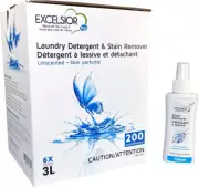 Excelsior - Laundry Detergent with Eco Bottle- Concentrated Liquid - Unscent