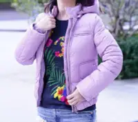 在飛比找Yahoo!奇摩拍賣優惠-Gucci Down Jacket 羽絨前雙口袋外套 紫羅蘭