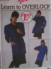 9233 UNCUT Vintage Simplicity Sewing Pattern Misses Cardigan Skirt Dress