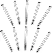 SOESFOUFU 10pcs Lash Brush Wands for Extensions Portable Eyelash Spoolie Brush Tube Professional Lash Wand Set