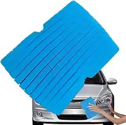 Car Wash Sponge, Soft Non-Scratch Cleaning Scrubber, Vehicle Exterior, Red, Blue Household Dust Remover Tool for Sedan, Motorcycle, Rv, and Automotive Automotive Surfaces