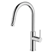 Abey Gareth Ashton Poco Pull Out Kitchen Mixer Chrome Finish