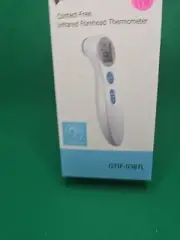 Forehead Thermometer for Adults and Kids, No-Touch Digital Infrared - Black