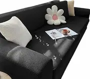 Sofa Cover 2/3/4 Seater Stretch Settee Covers Water Proof Sofa Slipcovers Thicken Couch Covers for 3 Cushion Elastic Grey Sofa Protectors for Dogs Pets Protector Cover