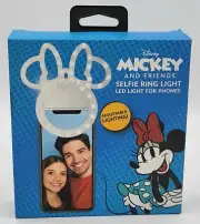 Disney Mickey and Friends LED Selfie Ring Light for Phones - New