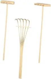 Hohopeti 3pcs Miniature Sand Garden Rakes Durable Plastic Zen Garden Tools for Creative Sand Tray Art for Desktop Relaxation and