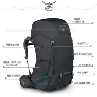 OSPREY 美國 RENN 65 女款 登山背包《煤渣灰》65L雙肩背包/後背包/登山/健行/旅行 (9折)