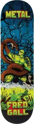 Metal Fred Gall Swamp Thing Skateboard Deck - 8.25