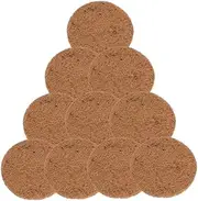 Generic 10Pcs Coconut Fiber Bird Nesting Pads Soft Absorbent Nesting Material for Pigeon Finch Chicken Breeding Natural Safe Nesting for Homes