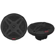 Pyle 6.5" Dual Marine Waterproof Bluetooth 2-Way Speakers (Pair, Black)