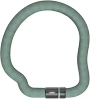 ABUS Goose Lock Chain Lock - Bendable, Rattle-Free Bicycle Lock Made of Hardened Steel - 6 mm Thick - 110 cm Long - with Key - ABUS Security Level 7 - Green