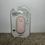 NEW LOGITECH PEBBLE M350 PORTABLE WIRELESS MOUSE COLOR: ROSE 910-005769
