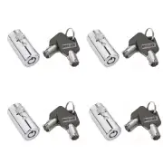 Lot of 4 Vending Machine Lock Universal Pepsi Coke Dixie Narco Royal Vendors