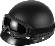 Motorcycle Helmet Half Cover Helmet Quick Release Buckle Helmet Comfortable and Durable Fit for Adult Men Women Street Riding Rally - DOT/ECE Certified