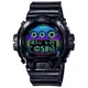 CASIO卡西歐 G-SHOCK 電競美學 虛擬虹光 獨特三眼 數位系列 DW-6900RGB-1DR